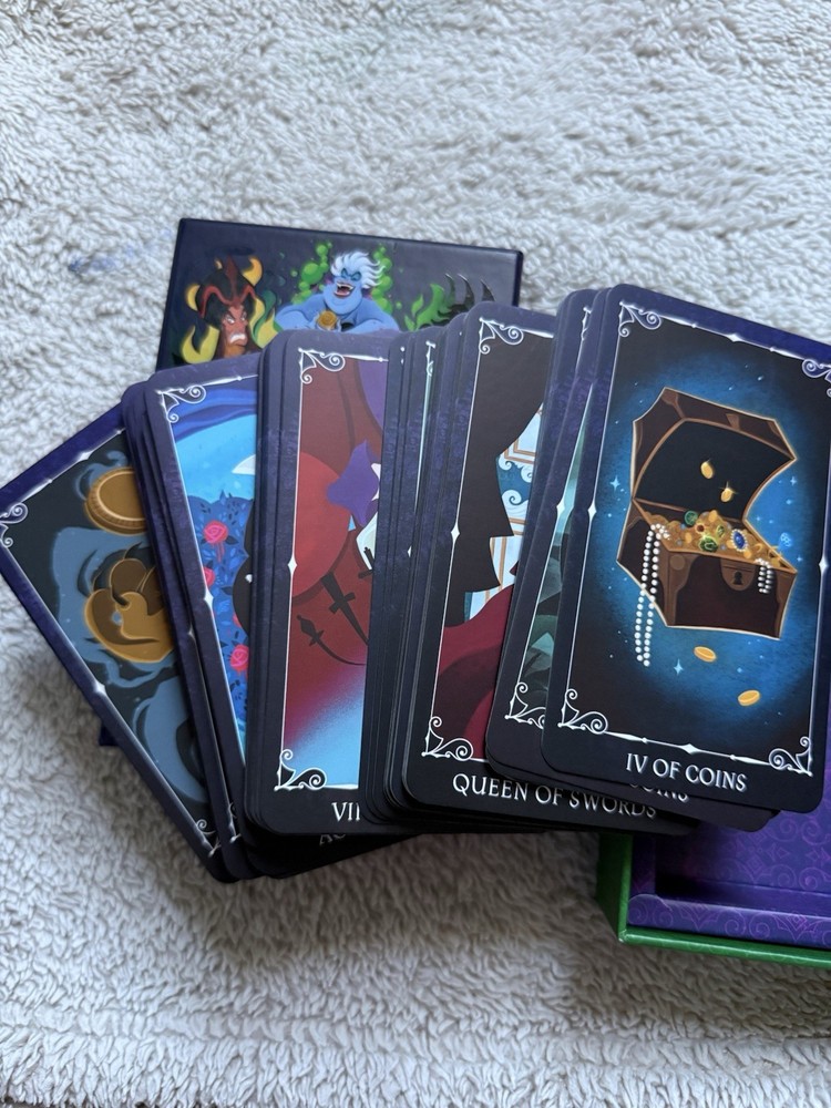 Tarot Card Disney Villains Deck With Guidebook