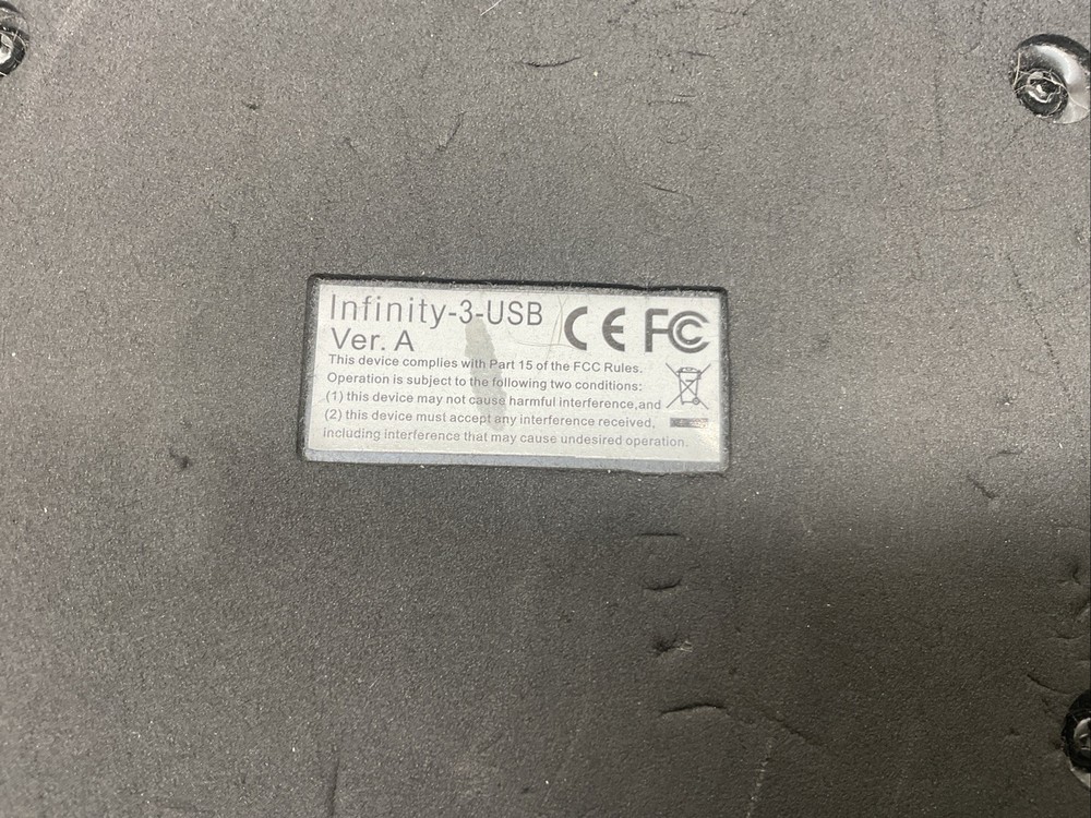 VEC Infinity-3 USB Version B Foot Pedal Control Transcription. K-13