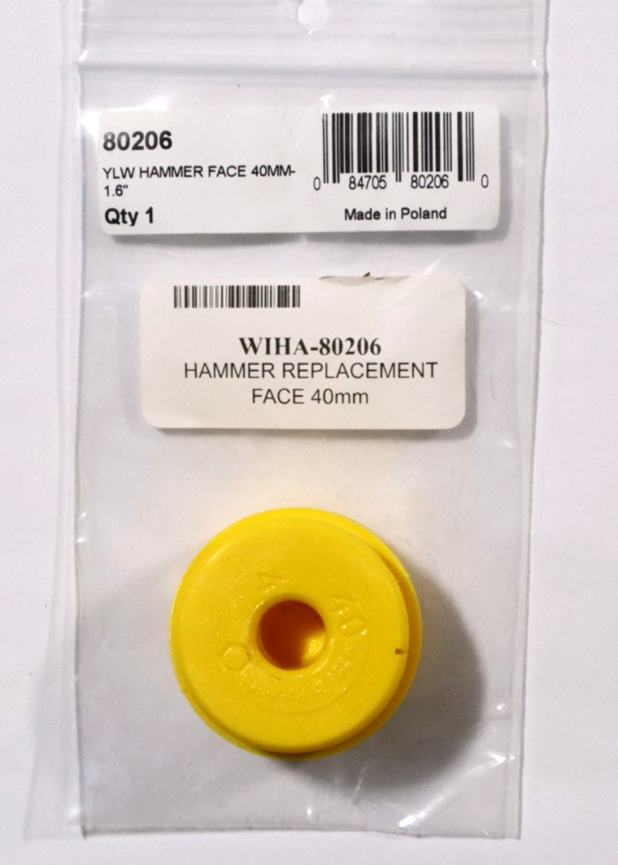 WIHA, 40 mm HAMMER REPLACEMENT FACE 80206