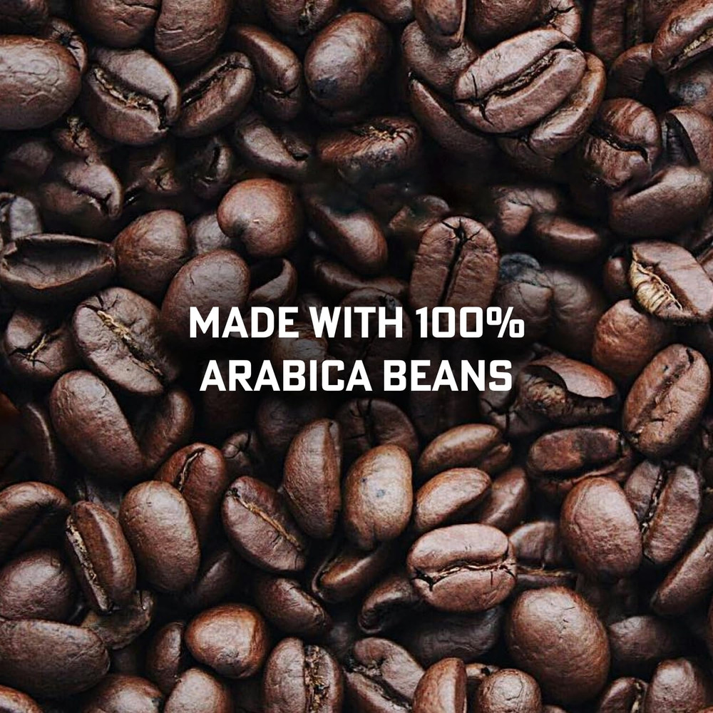 50% Decaf, Medium Roast Ground Half-Caf Coffee, 100% Arabica, Kosher Certified,