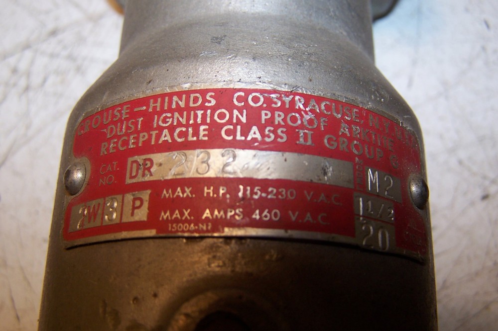 CROUSE HINDS RECEPTACLE DR232