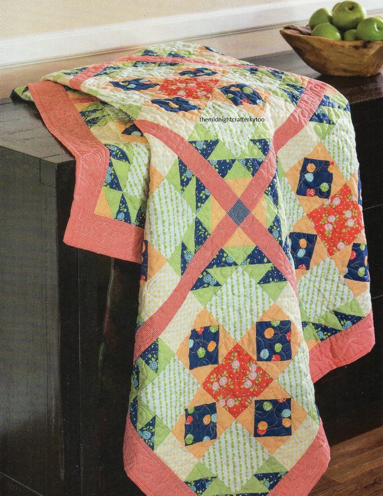 Sangria Quilt Pattern Pieced DT