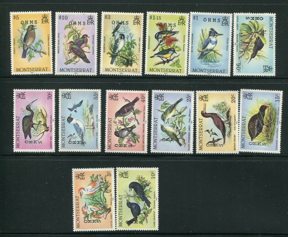 Montserrat #O65-78 MNH