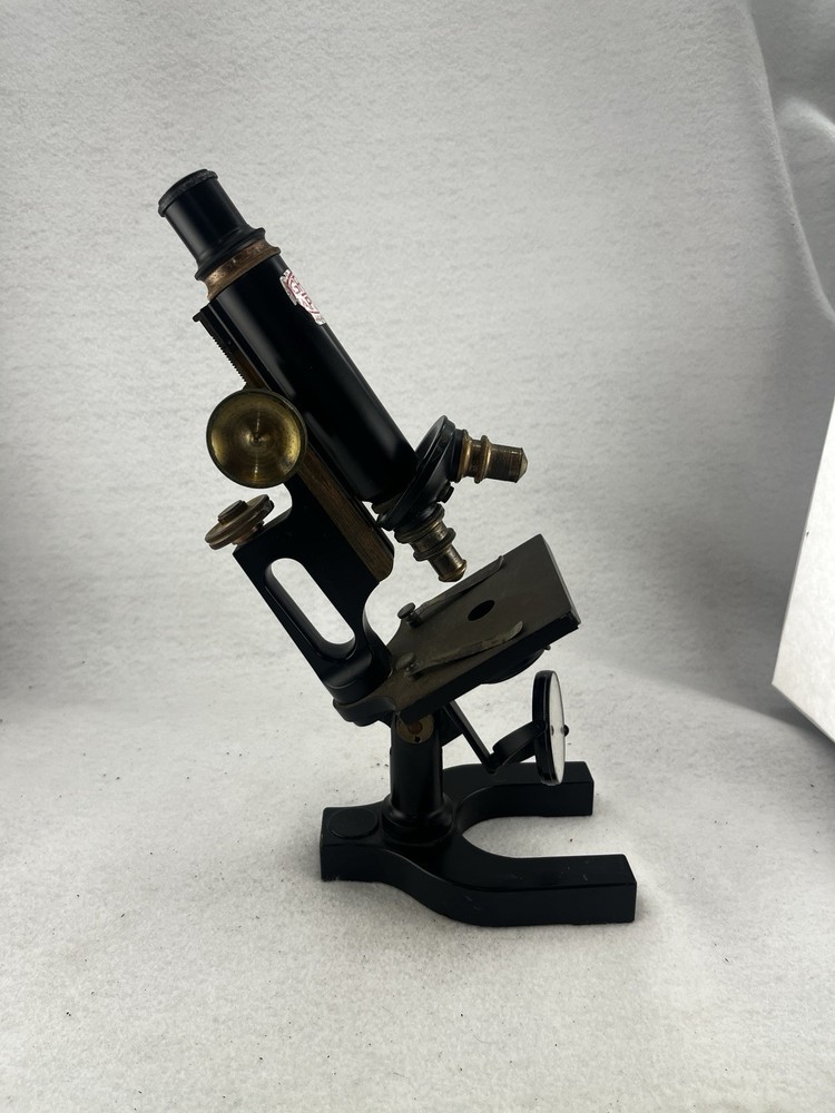 Vintage Graf Apsco Microscope No Light- Made In Chicago c.1946