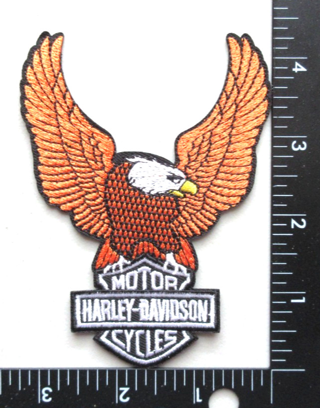 MOTORCYCLES EAGLE BIKERS JACKET VEST EMBROIDERED IRON ON PATCH