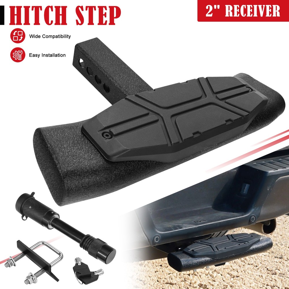 FOR 2" Hitch Receiver Universal Trailer Hitch Step  Fit for Trucks SUV Car Van