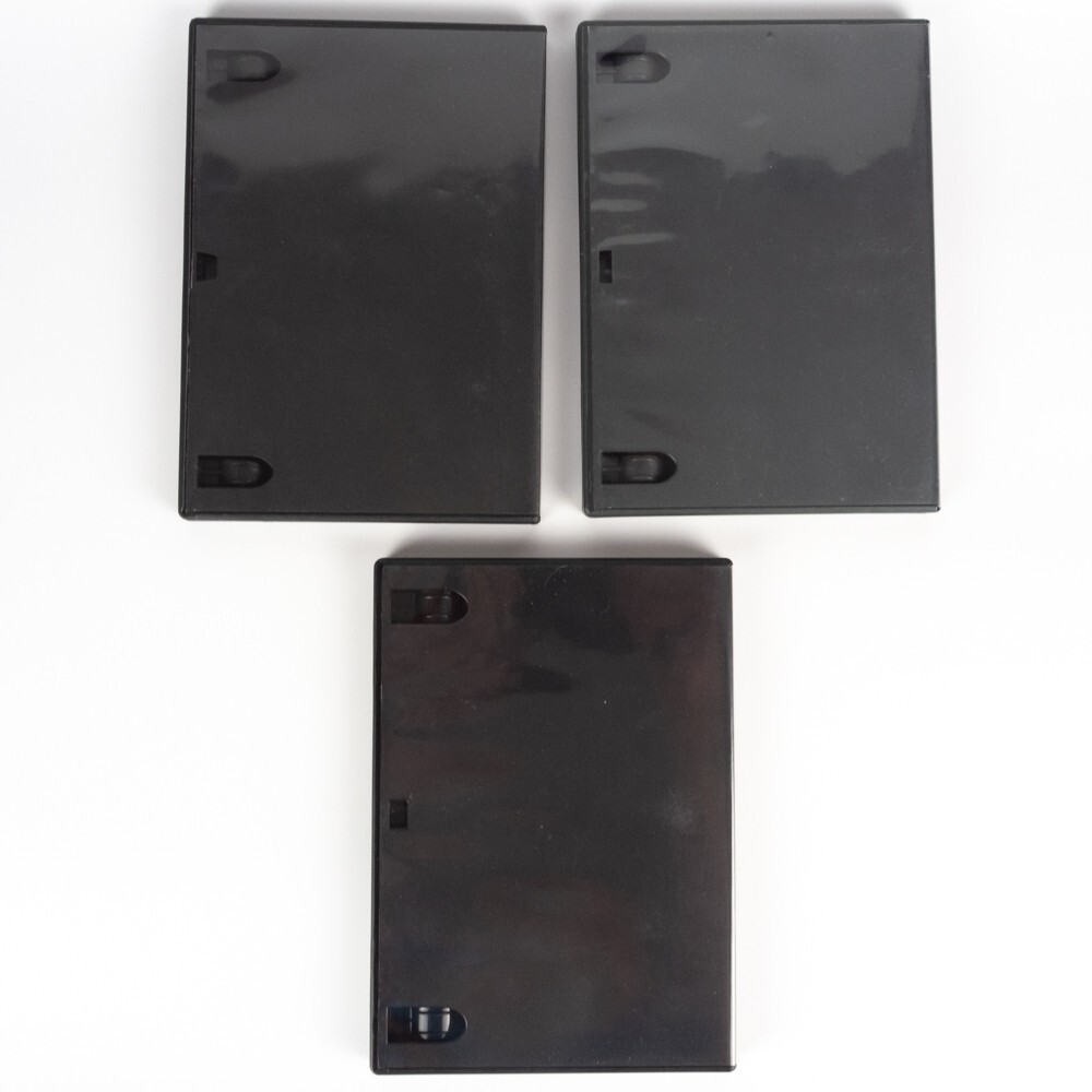 19 Empty DVD CD MOVIE GAME Case Replacement, Single Disc cases