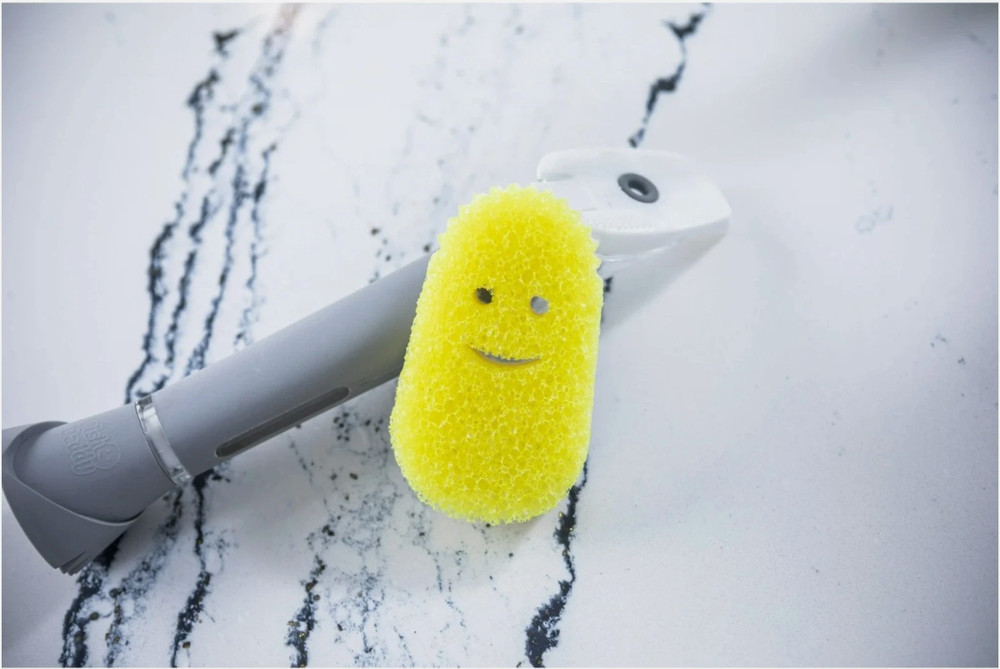 Scrub Daddy Dish Daddy Dishwand Sponge Refill, 2-Pack Non-Scratch Sponge