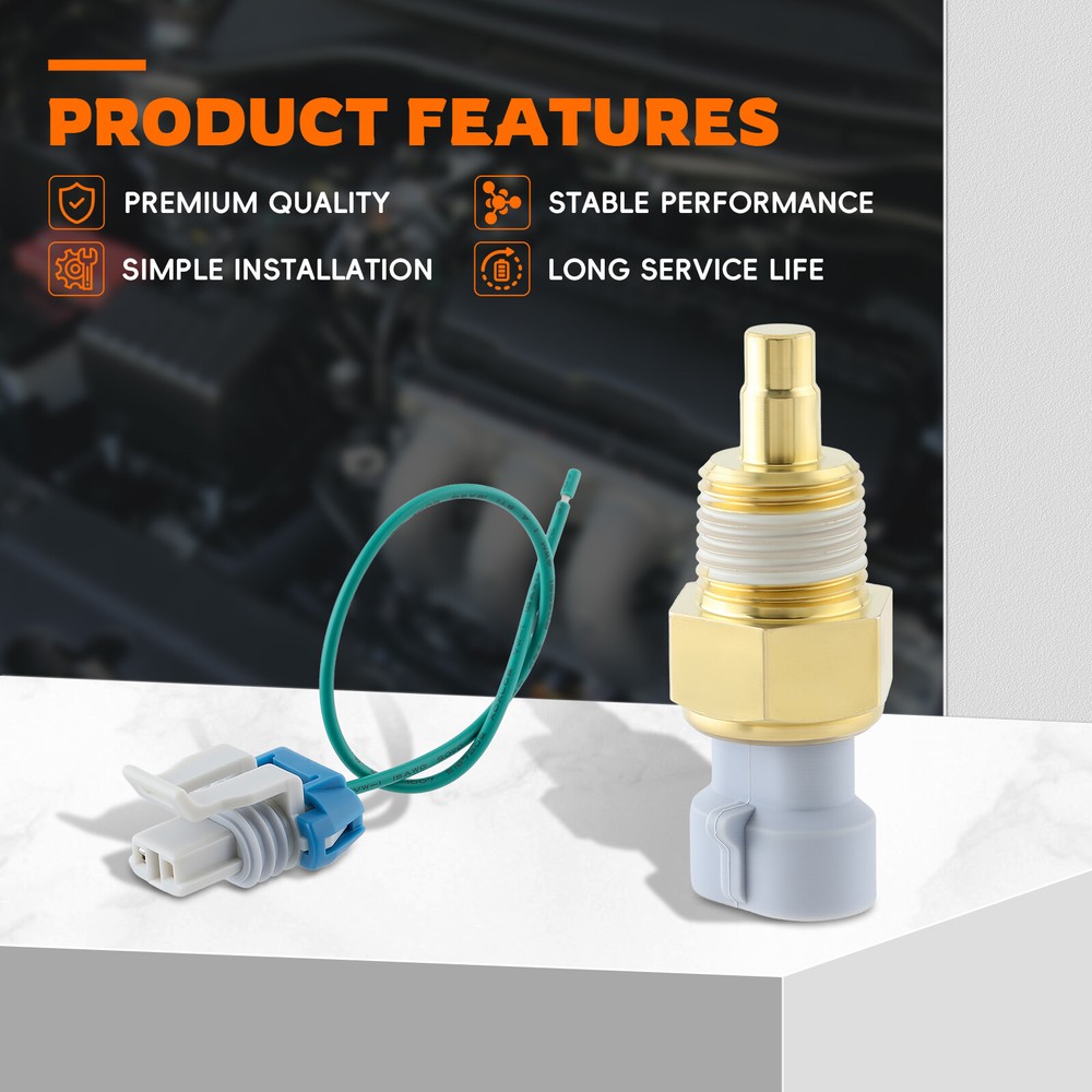 213-77 Engine Coolant Temperature Sensor with Connector Pigtail Harness for GM