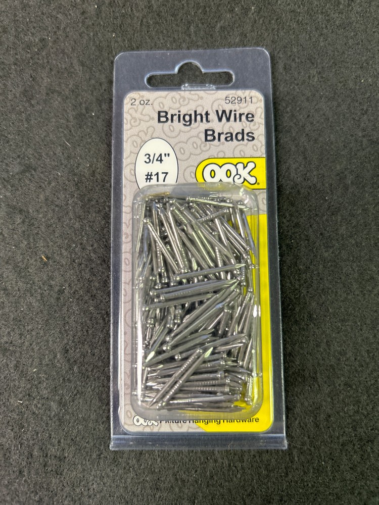 3/4" #17 Bright Wire Brads