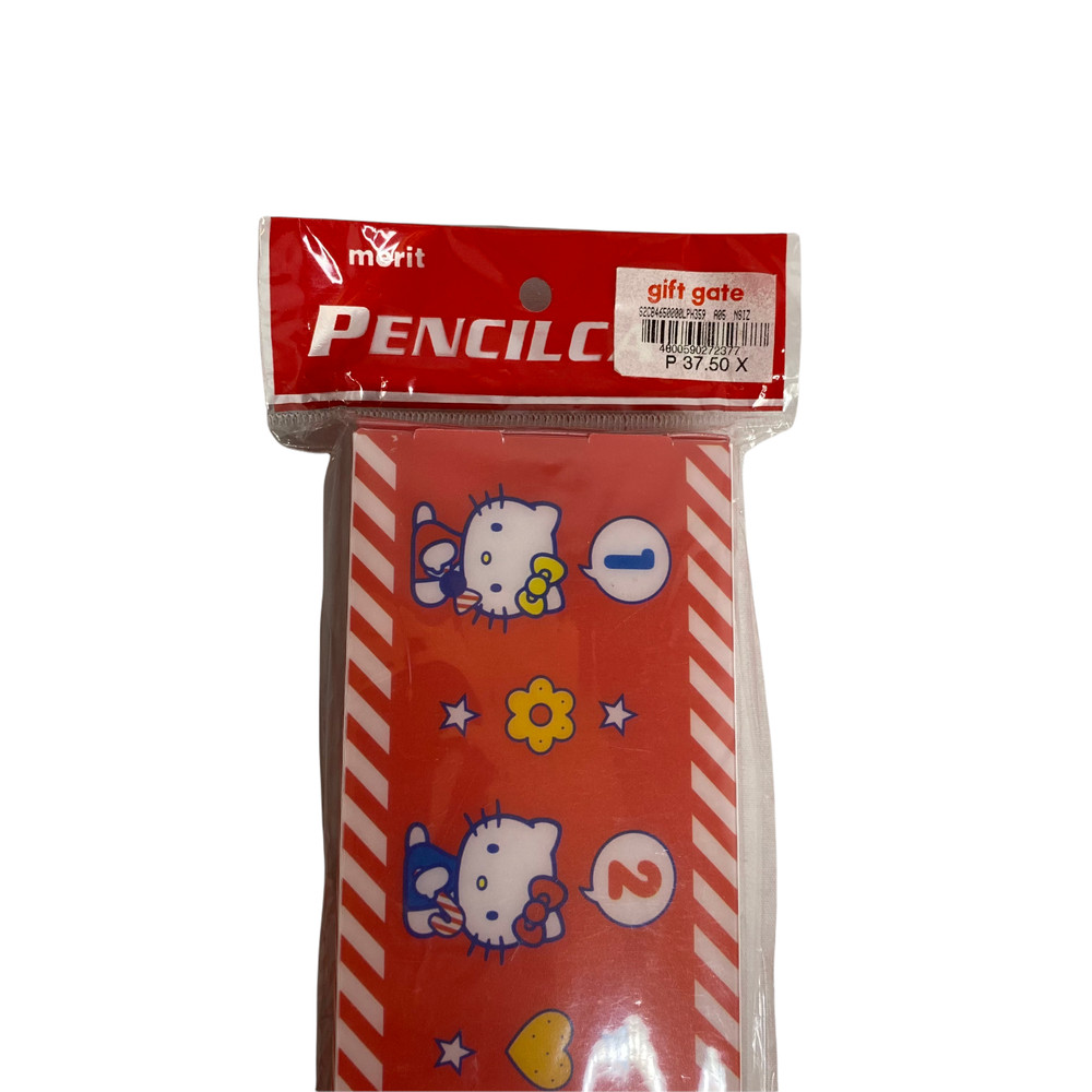 Hello Kitty Plastic Pencil Case Red