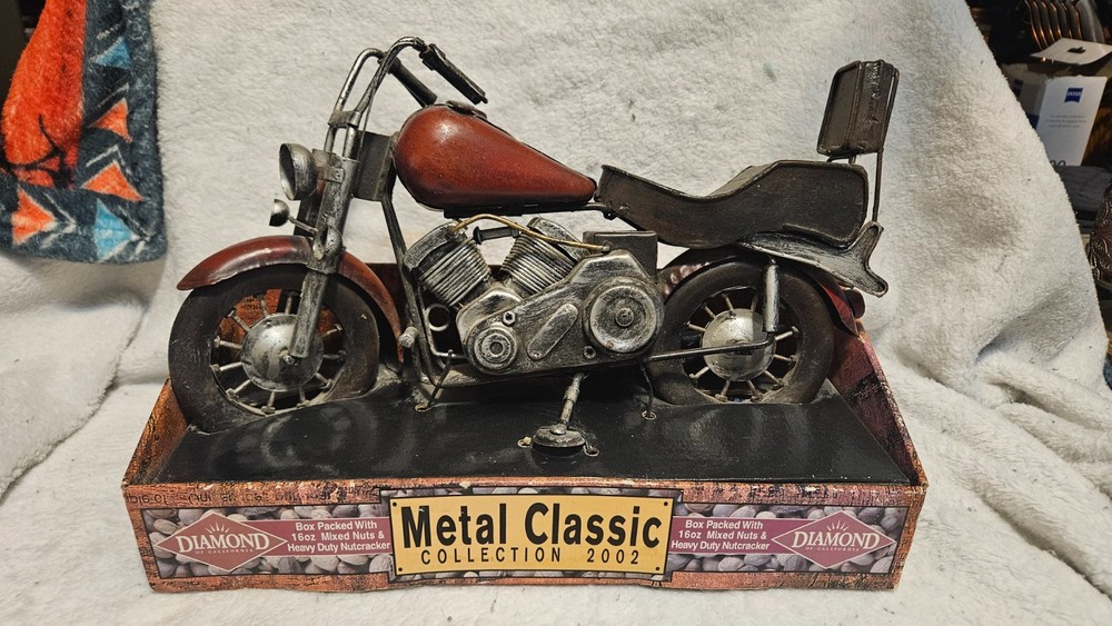 Diamond Metal Classic Collection 2002 Motorcycle Nutcracker