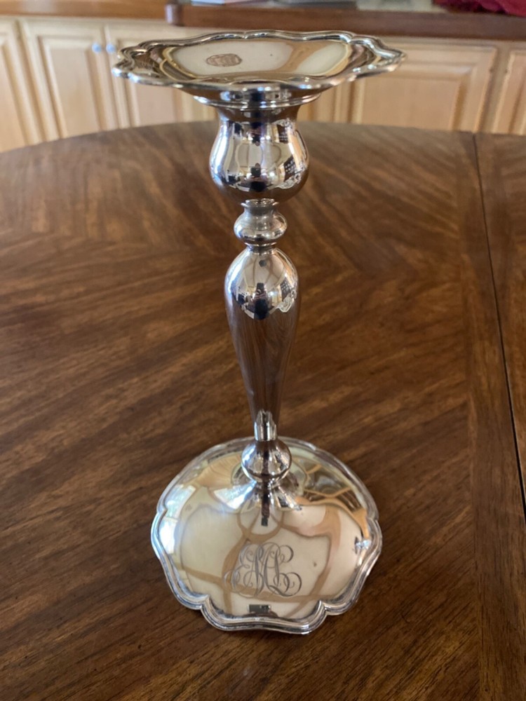sterling silver candlesticks
