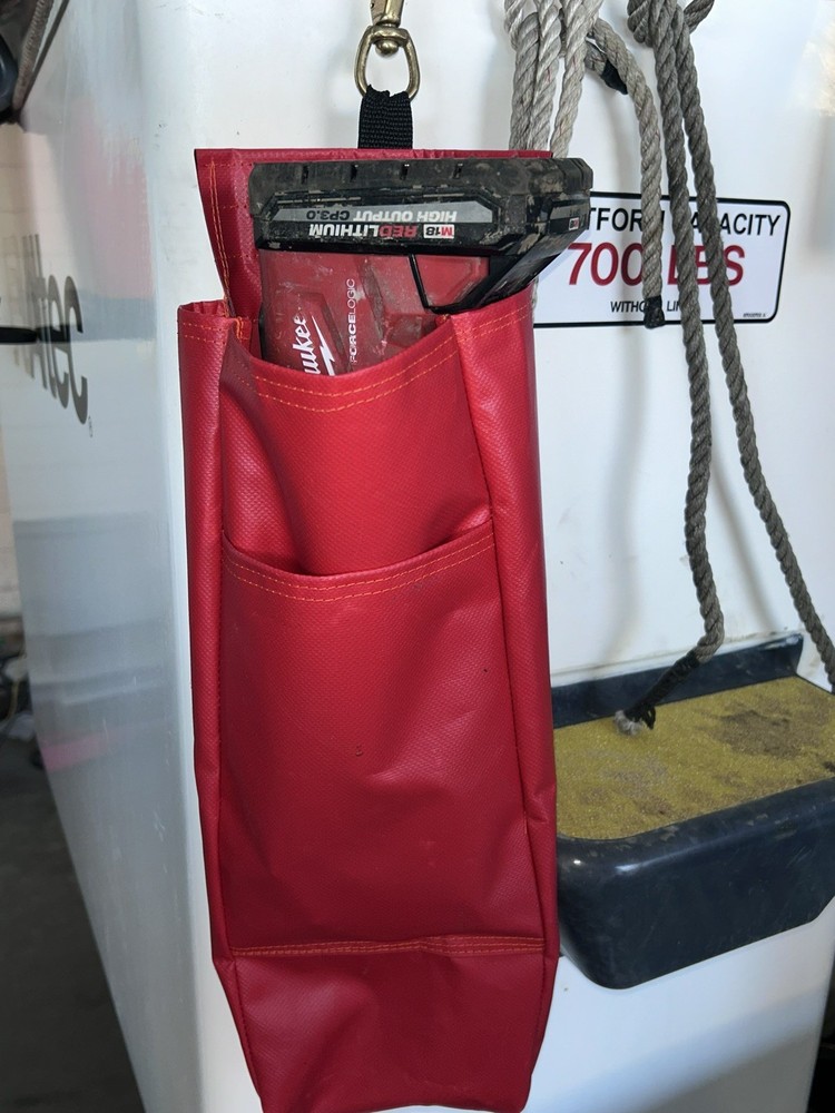 Utility Crimper/press Storage Bag Red