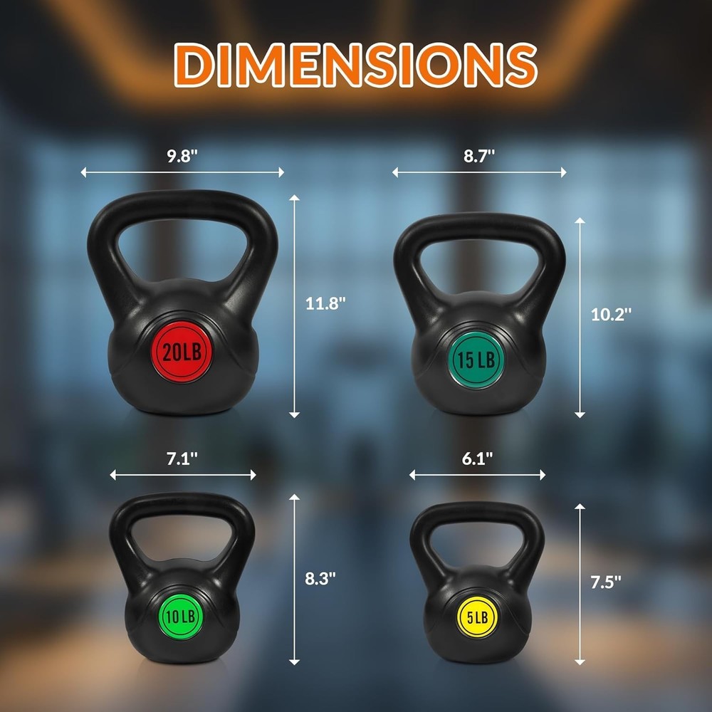 HDPE Coated Kettlebell Collection.