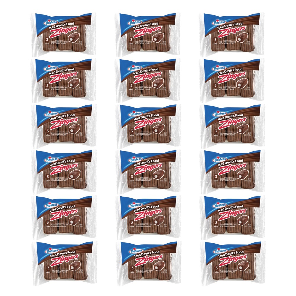 Hostess Chocolate Zingers, 3.81oz, 6ct