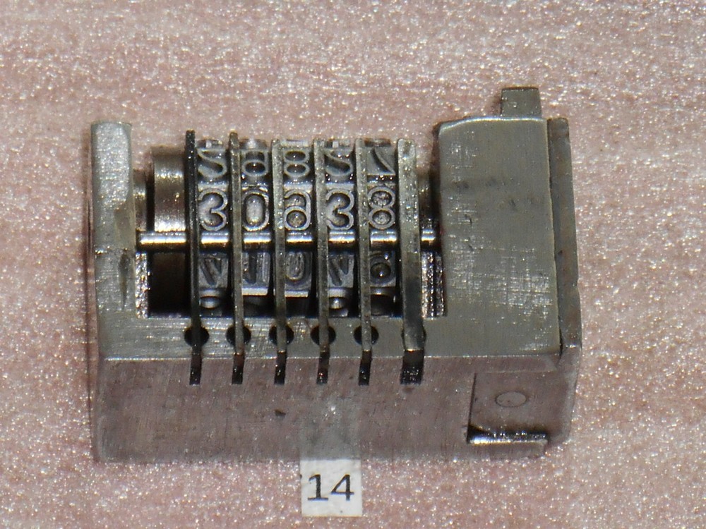 WETTER | Reverse letterpress numbering machine | 14