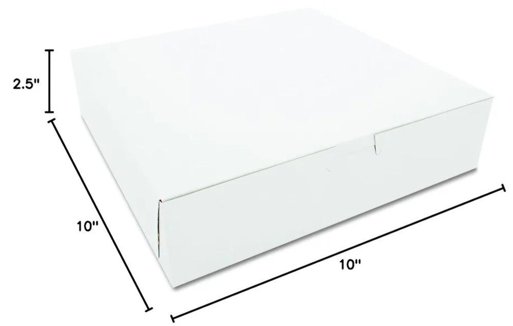 Southern Champion Tray White Bakers Boxes
