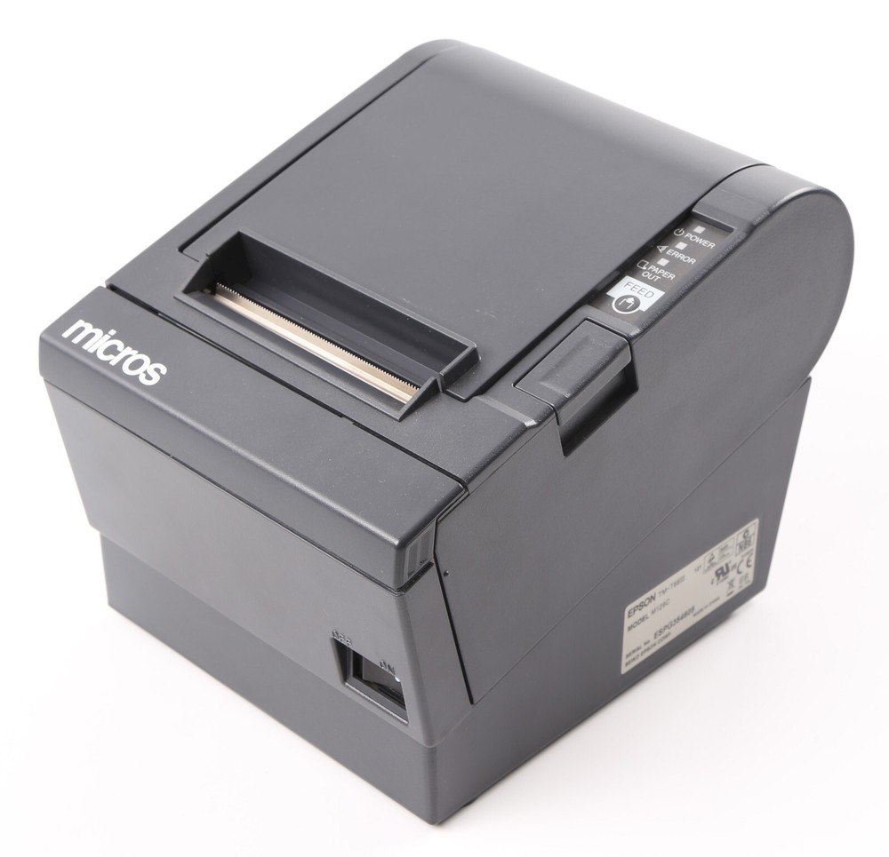 Epson Thermal Receipt Printer, Charcoal (New)