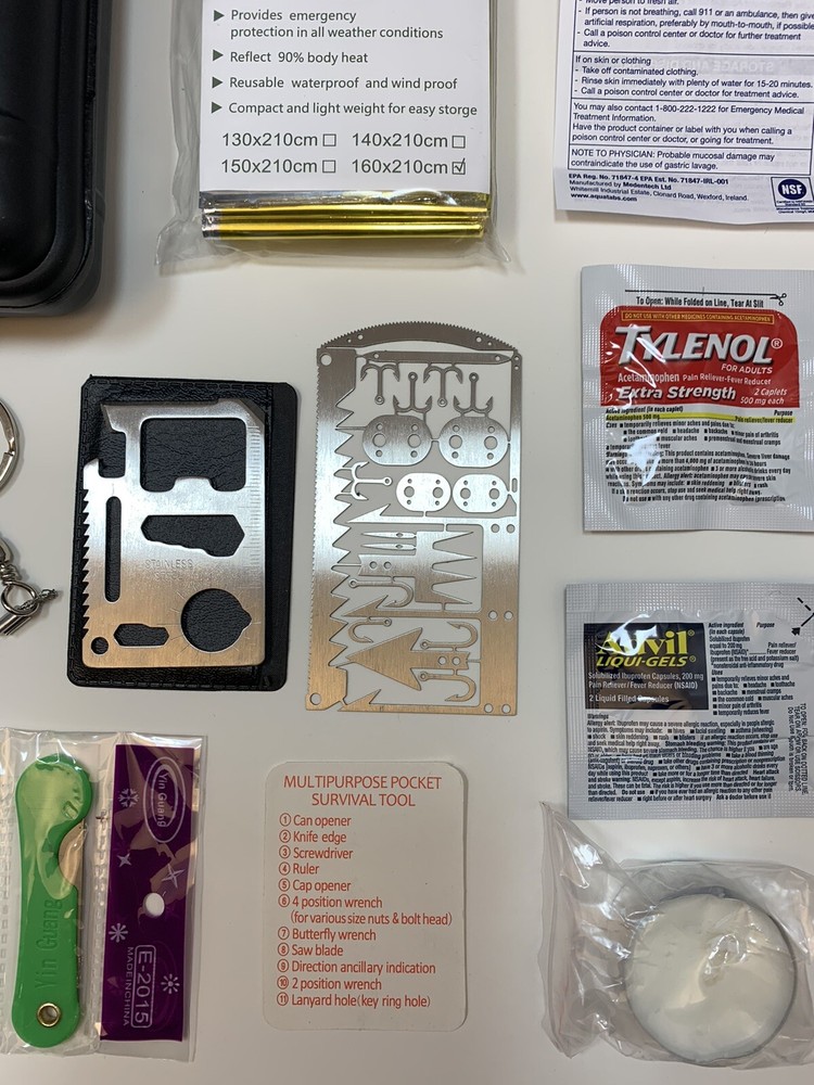 Emergency Survival Cargo Pocket / Back Pack- Survival Kit