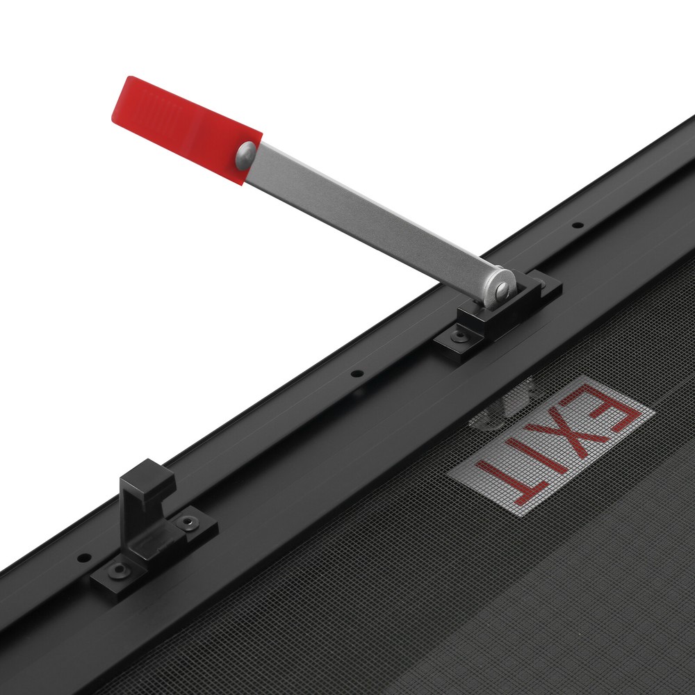 RV Exit Window Push Out Glass Camper 38-42mm Rectangular Window Venting Window