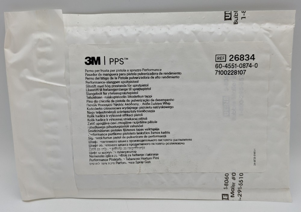 3M Performance Spray Gun Whip Pin 4 Pins Pack 26834