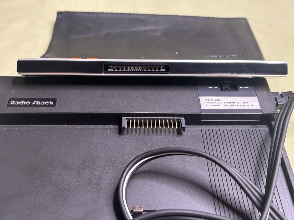 Tandy Radio Shack PC-4 Pocket Computer w/ Cassette Interface