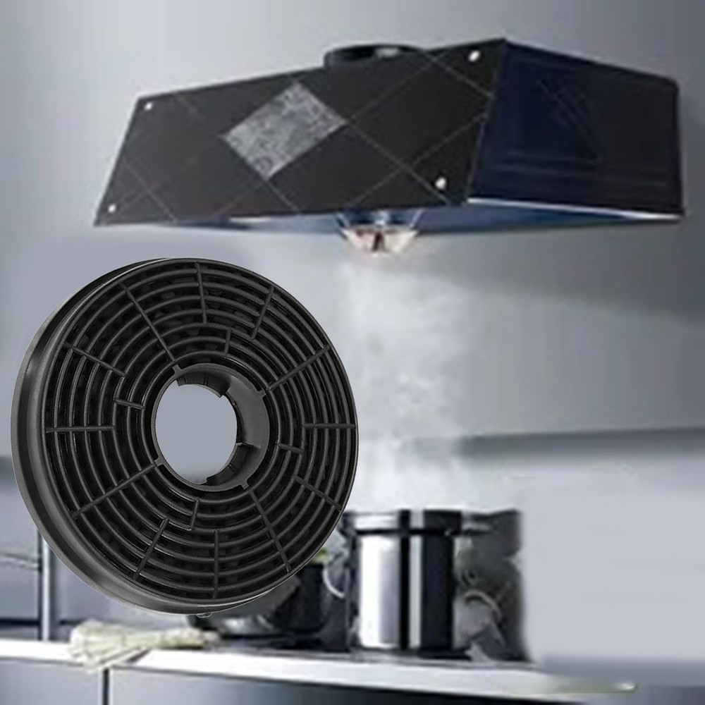 Easily Replaceable 2pcs Activated Carbon Filter Set for Kitchen For Range Hoods