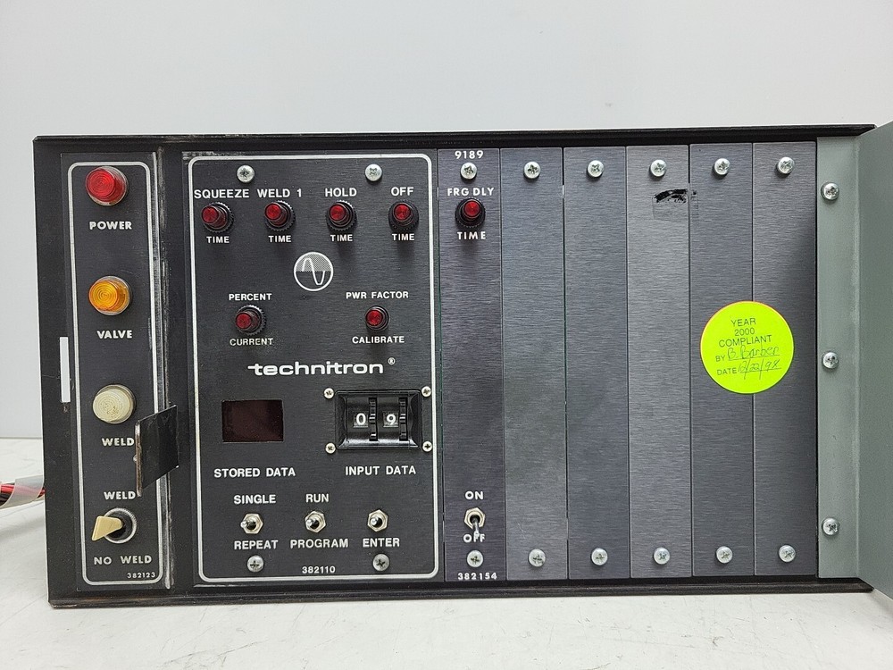 Technitron Mcs 2109 Micro Controlled System For Spot Welder Welding *Used