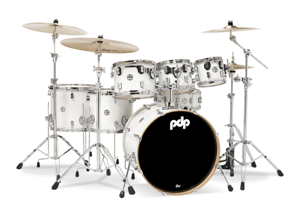 PDP Concept Maple 7pc Shell Pack - Pearlescent White