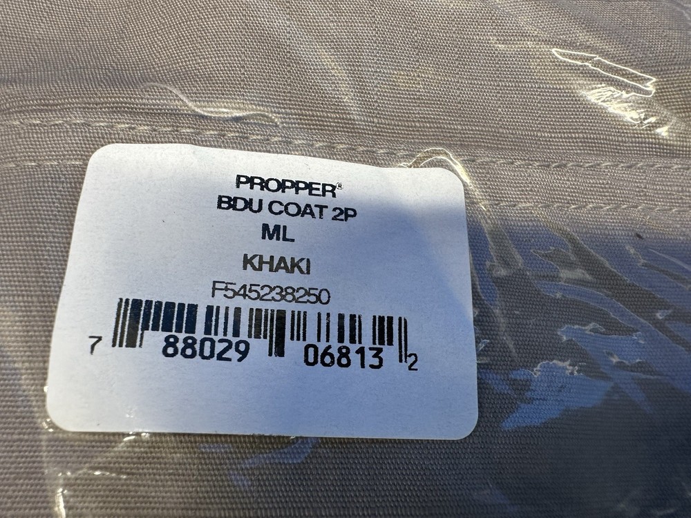 Propper BDU COAT 2P SIZE ML-Khaki