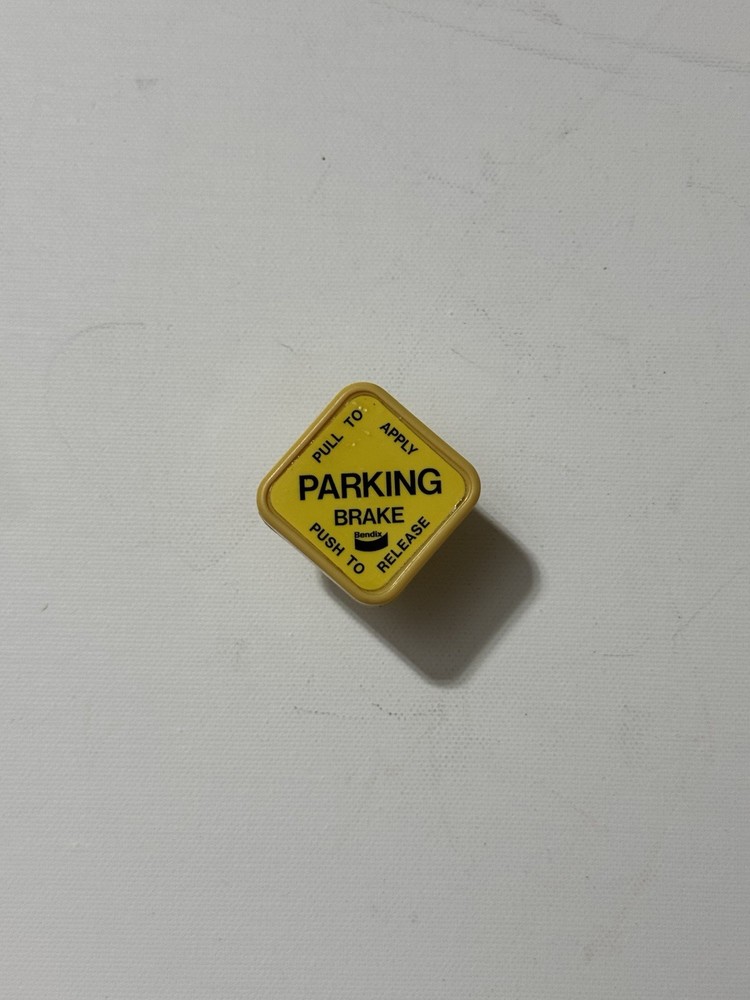Bendix Parking Brake Dash Valve Knob Yellow Pull Apply Push Release