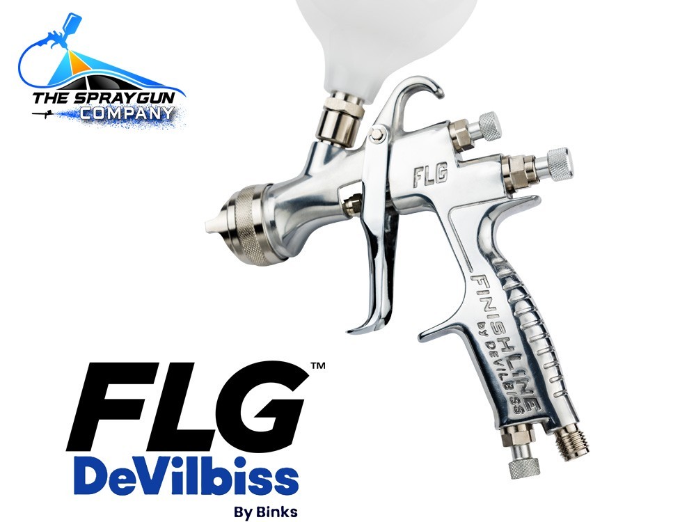 DeVilbiss - FLG5 1.8mm Setup Gravity Feed Spraygun and Cup