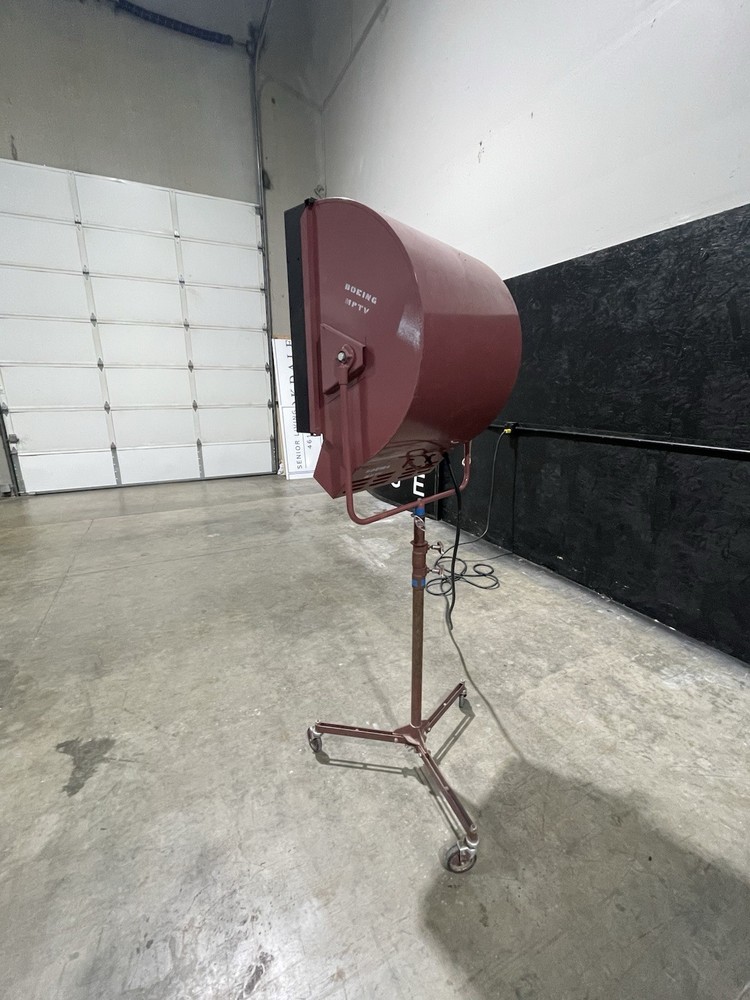 Mole Richardson Molequartz Softlite Type 2561 W/ Rolling Folding Stand Rare Find