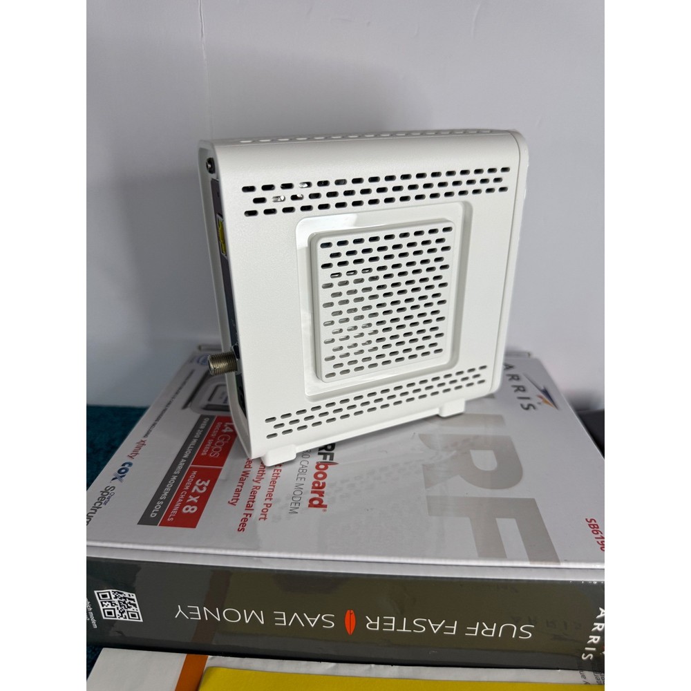 ARRIS SURFboard SB6190 DOCSIS 3.0 Cable Modem Intel Inside White - Ships Free