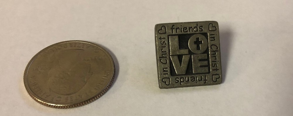 Friends In Christ Love Pin