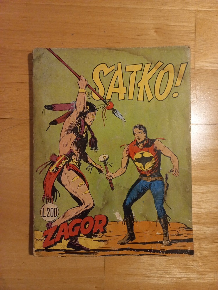 Zagor zenith 96 Satko originale Bonelli