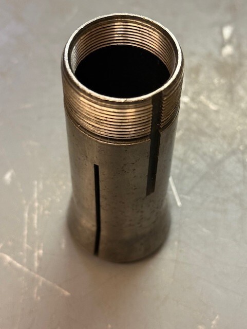 Hardinge 1/2" Round 5C Collet w/Internal Threads