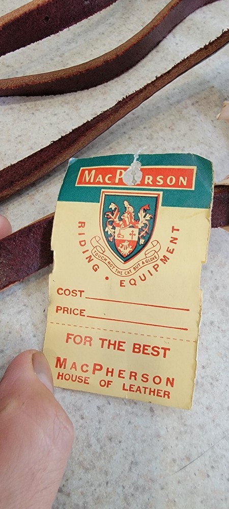 MacPherson Leather Horse Halter Band Headstall