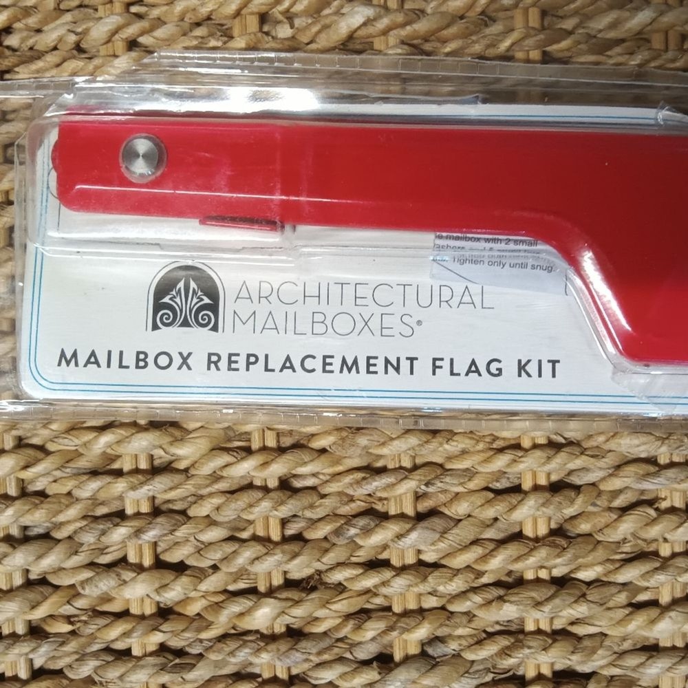 Red Metal Mailbox Replacement Flag Kit Architectural Mailboxes Craft Project