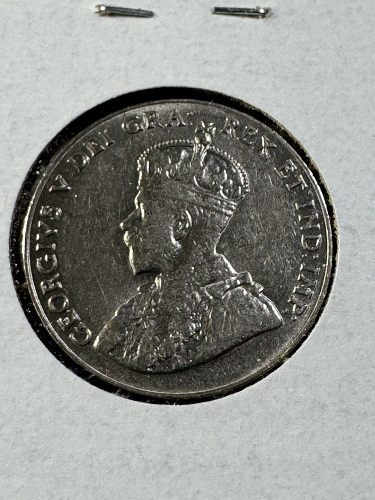 1928 Canada 5 Cents Cleaned