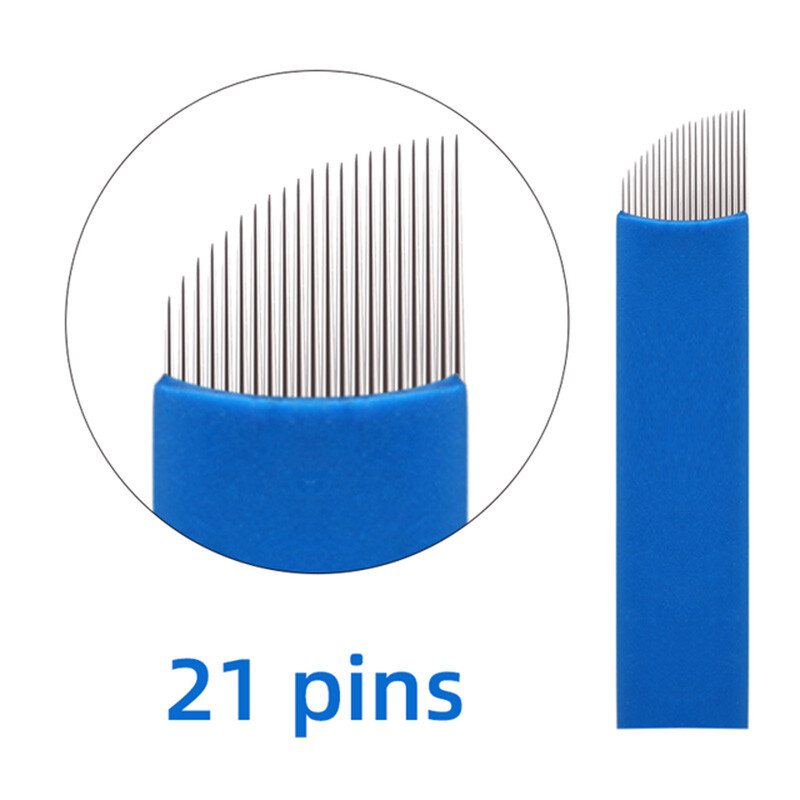 21F Shape Microblading Needles Eyebrow Shape Semi-Permanent Needle Manual Blades