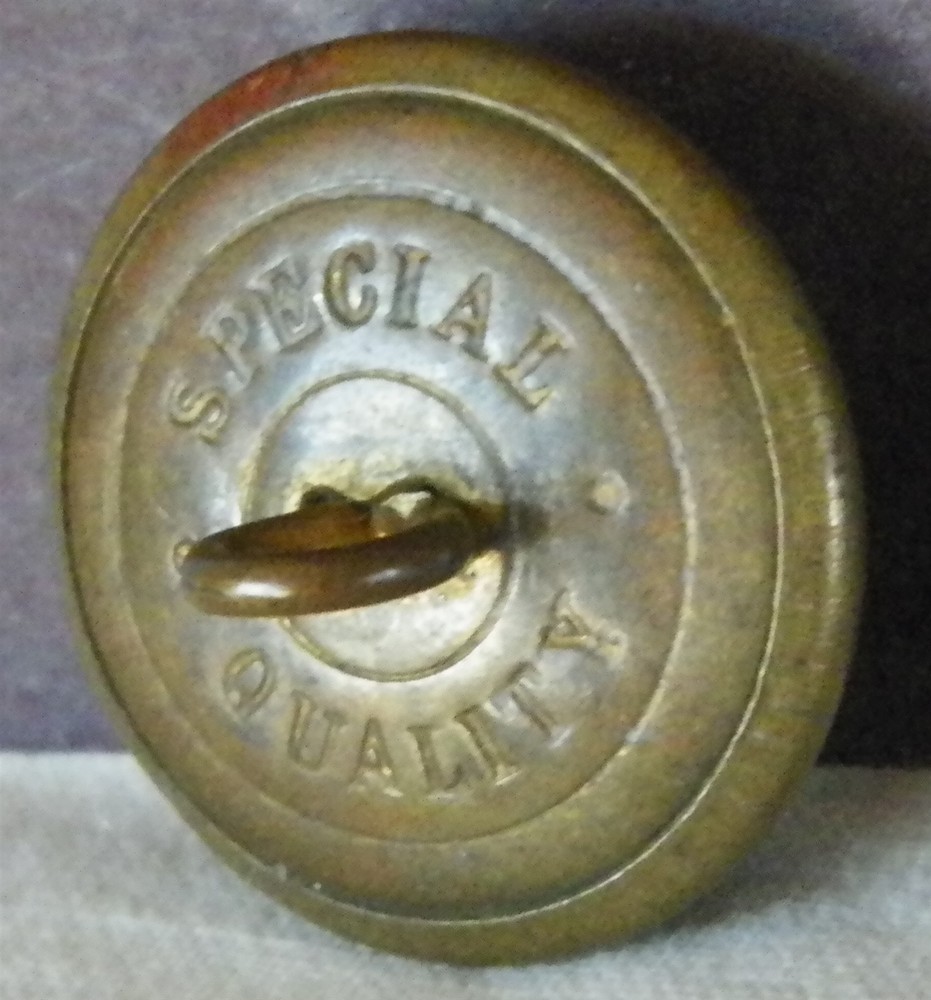 Bb ELY CONSTABULARY OLD UNIFORM BUTTON Cambridgeshire Isle of Ely Medium
