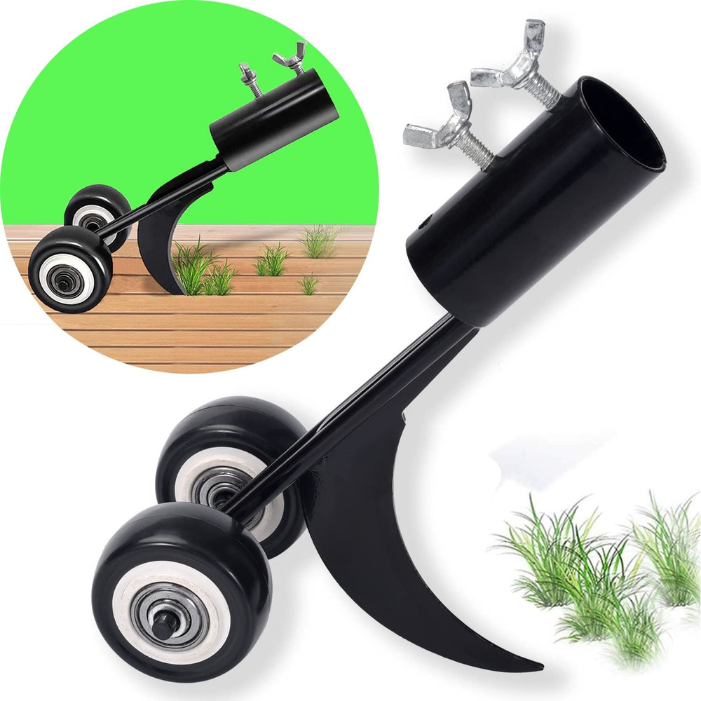 Crevice Weeding Tools with Wheels, Stand up Weeding Tools for Garden Patio Backy