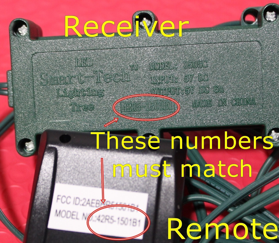 Santas Best 42R5-1501B1 Christmas Tree Remote Control Receiver READ DESCRIPTION