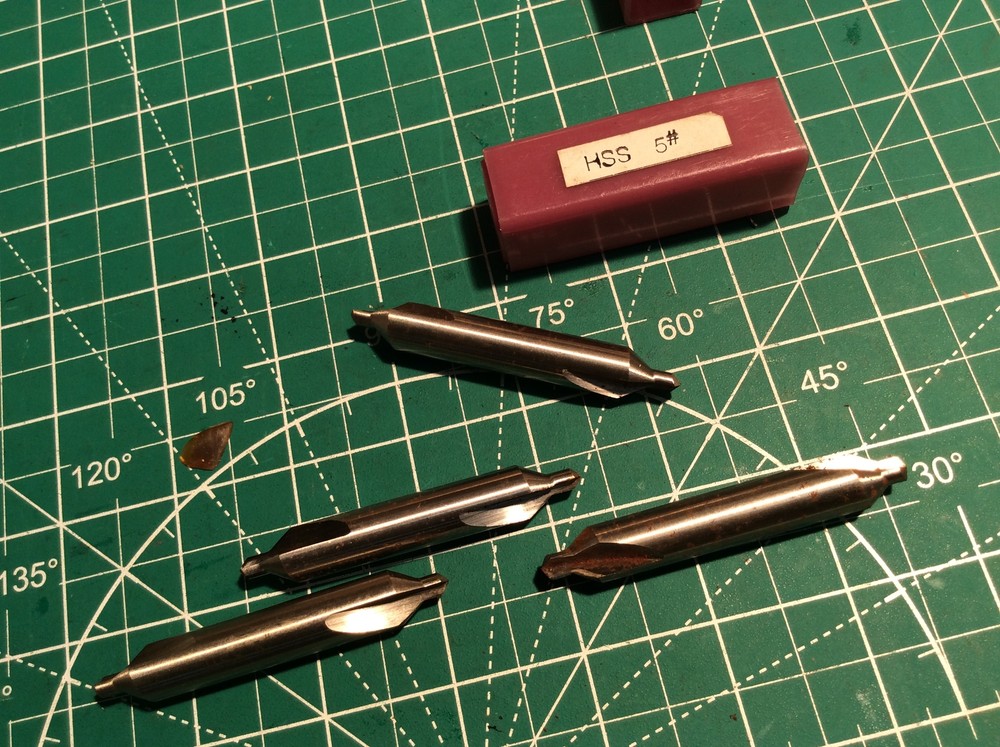4 pc. Generic #5 HSS Combination Center Drill Countersink New (422)