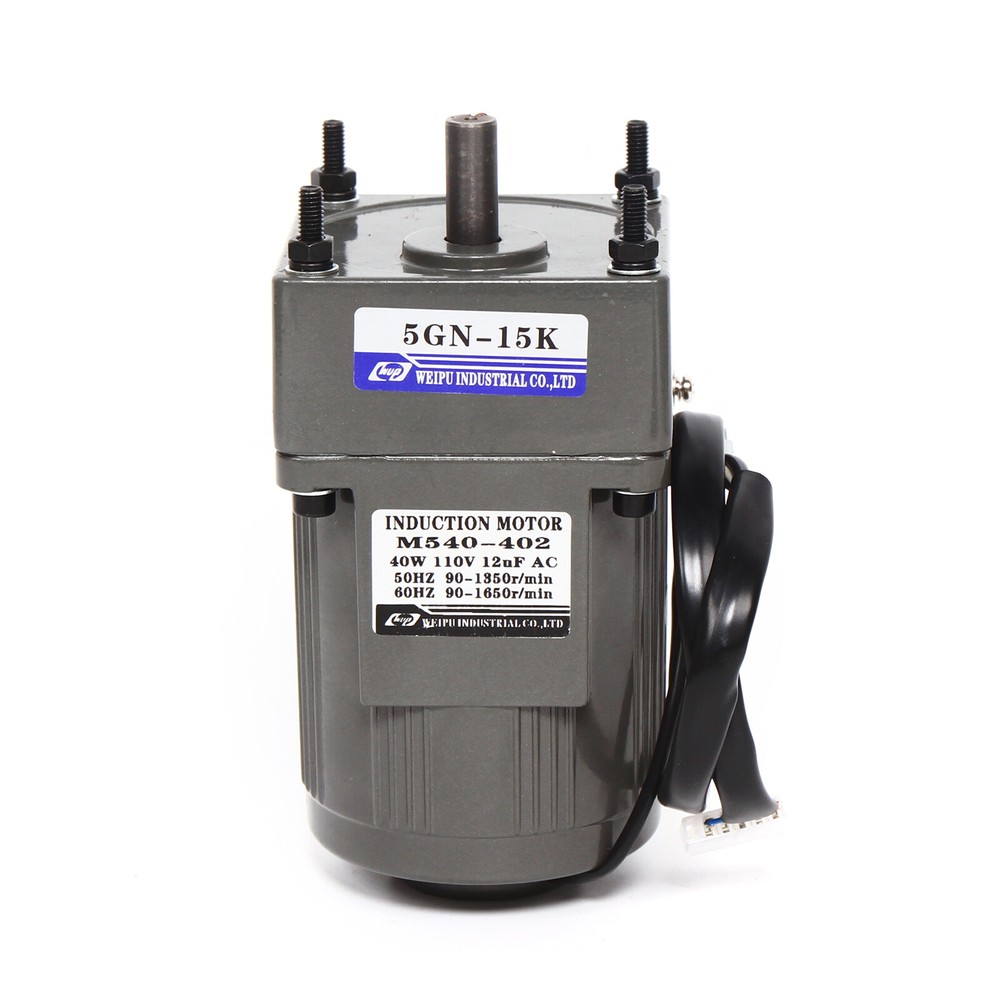 110V Reversible AC Gear Motor Electric Motor Variable Speed Controller