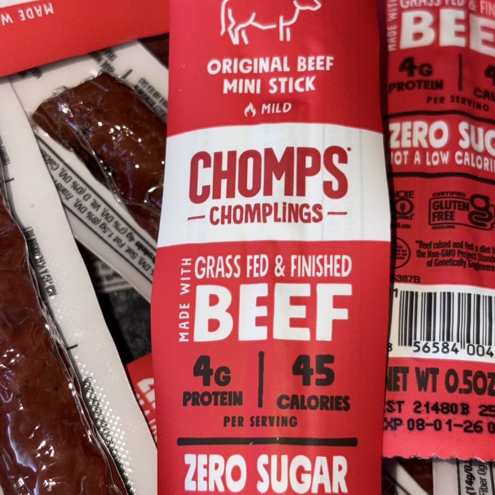 Chomps Snack Sticks Minis 40 Mini Jerky Sticks