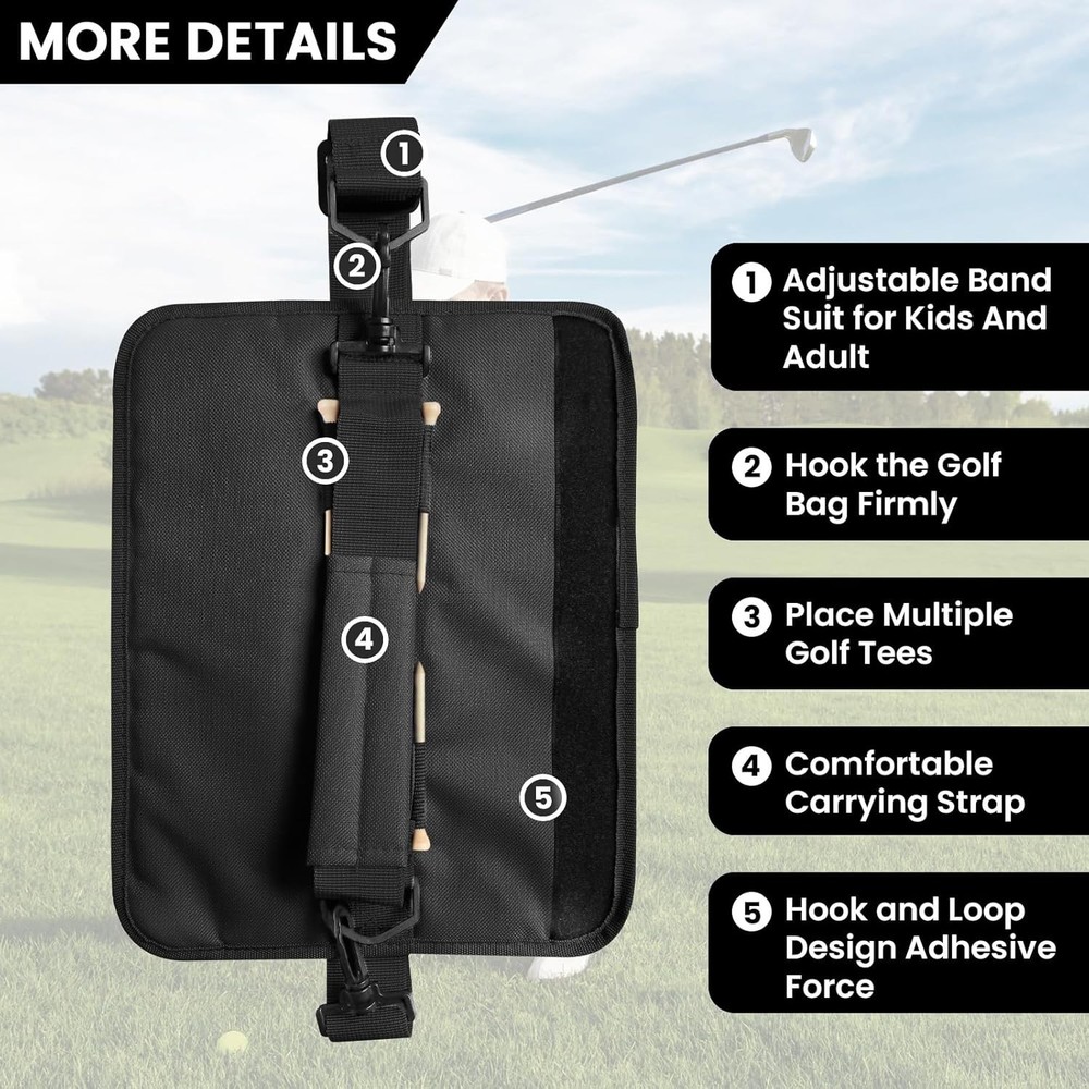 Ultra-Light Mini Golf Bag - Adjustable Strap, Perfect for Driving Range Use