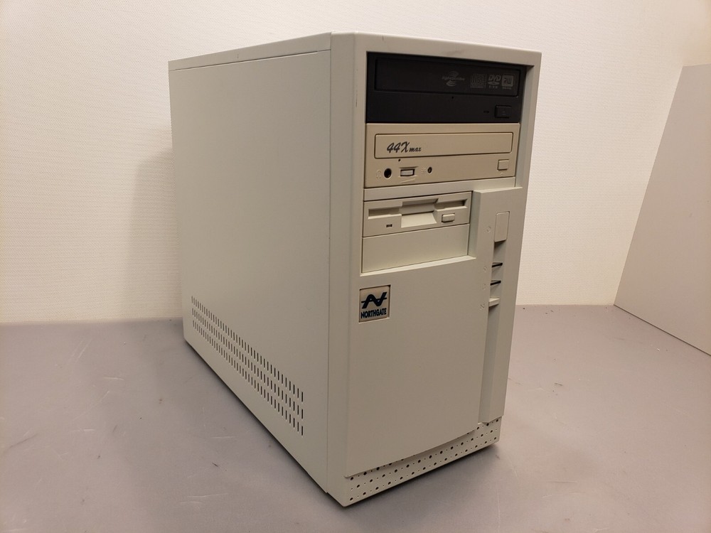 Vintage Original Northgate Clone PC Beckhoff EPoX EP-LX370Y Computer, Working